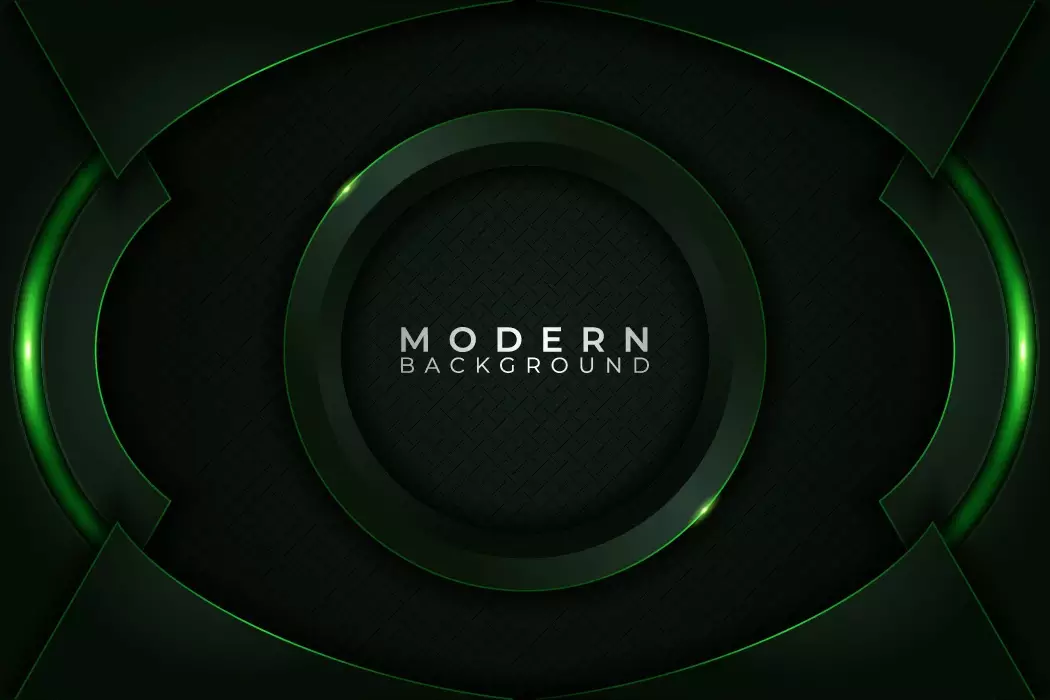 وکتور پس زمینه مدرن سبز